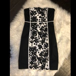 Black and white dress